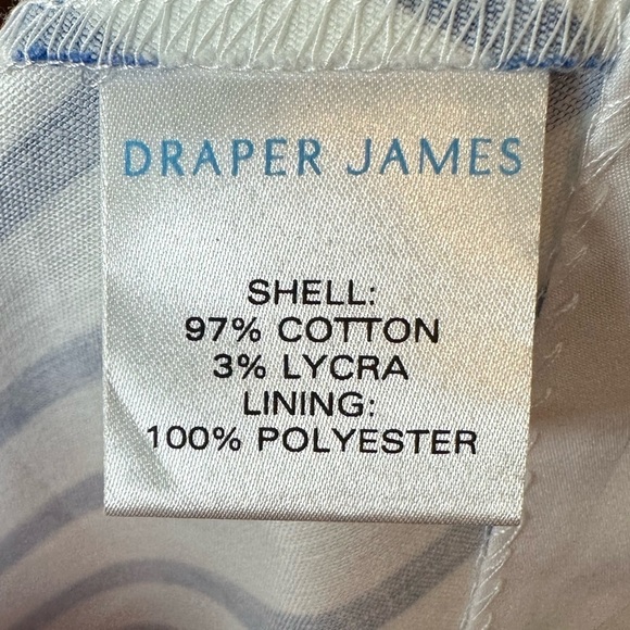 Nwt Draper James Love Circle Sailor Blue and  White Stripe Size 12 - Picture 5 of 7